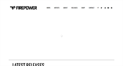 Desktop Screenshot of firepowerrecords.com